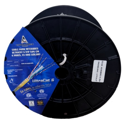 Cable UTP Ultracategoría 6 gris